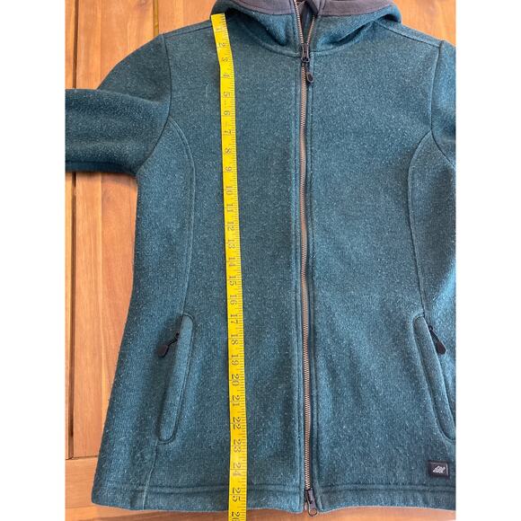 Eastern Mountain Sports EMS Full Zip Sweater Jacket Active Green Size Medium - Picture 5 of 9